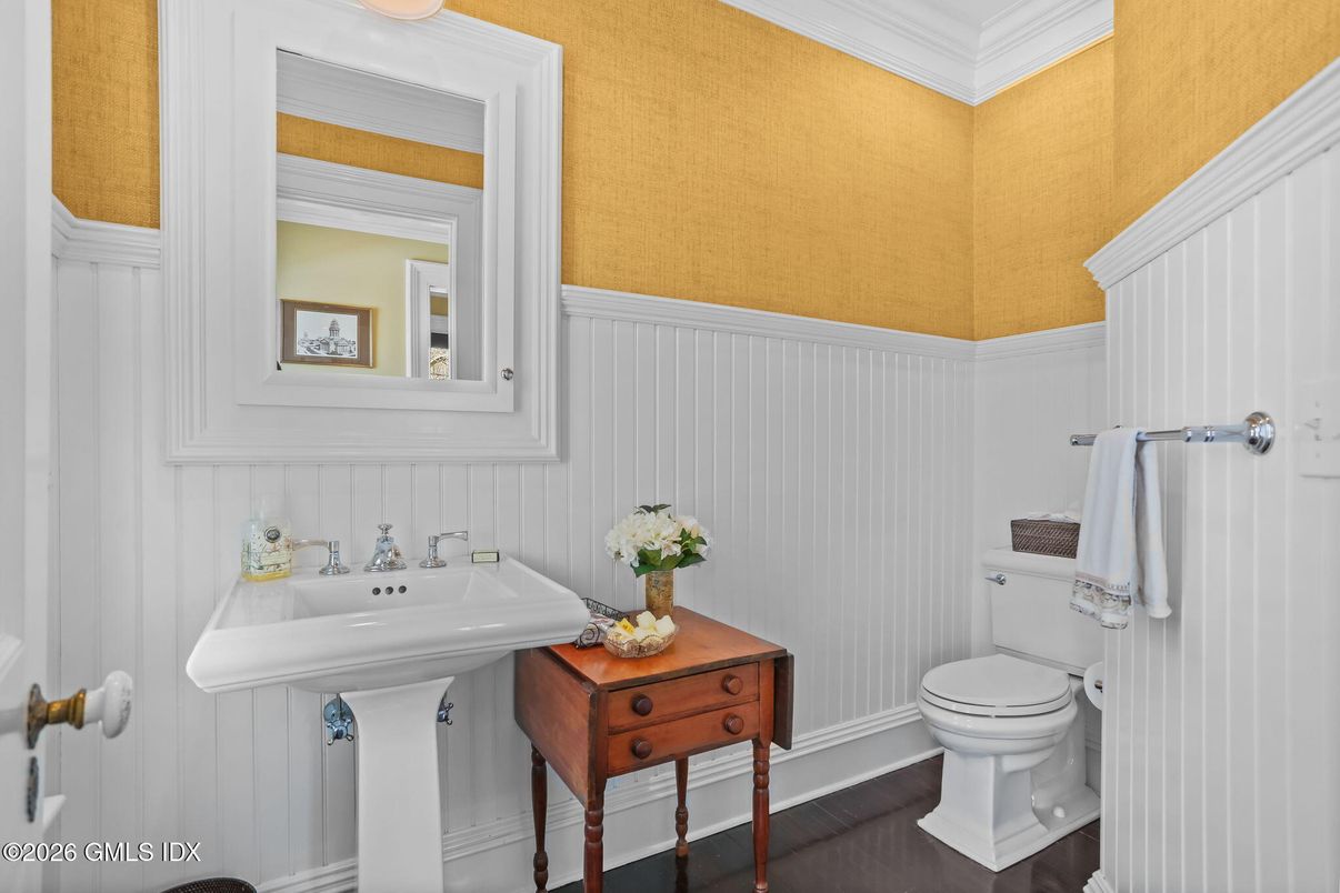 Bathroom, Interior, Wood Texture Flooring