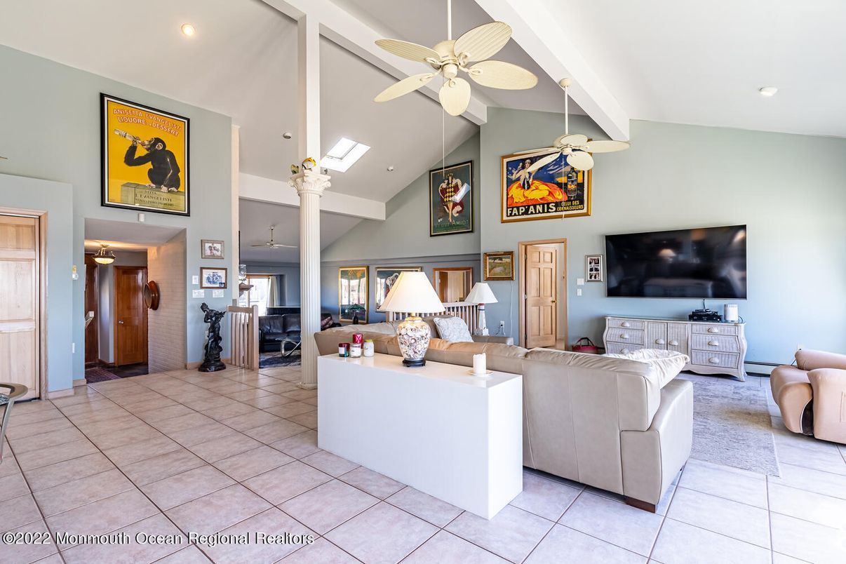 Interior, Living room, Recessed Lighting