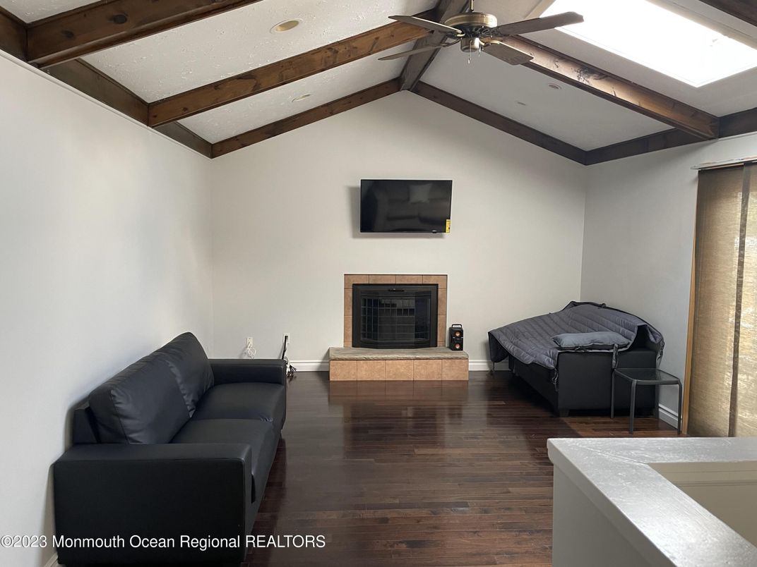 Fireplace, Interior, Wooden Beams, Wood Texture Flooring