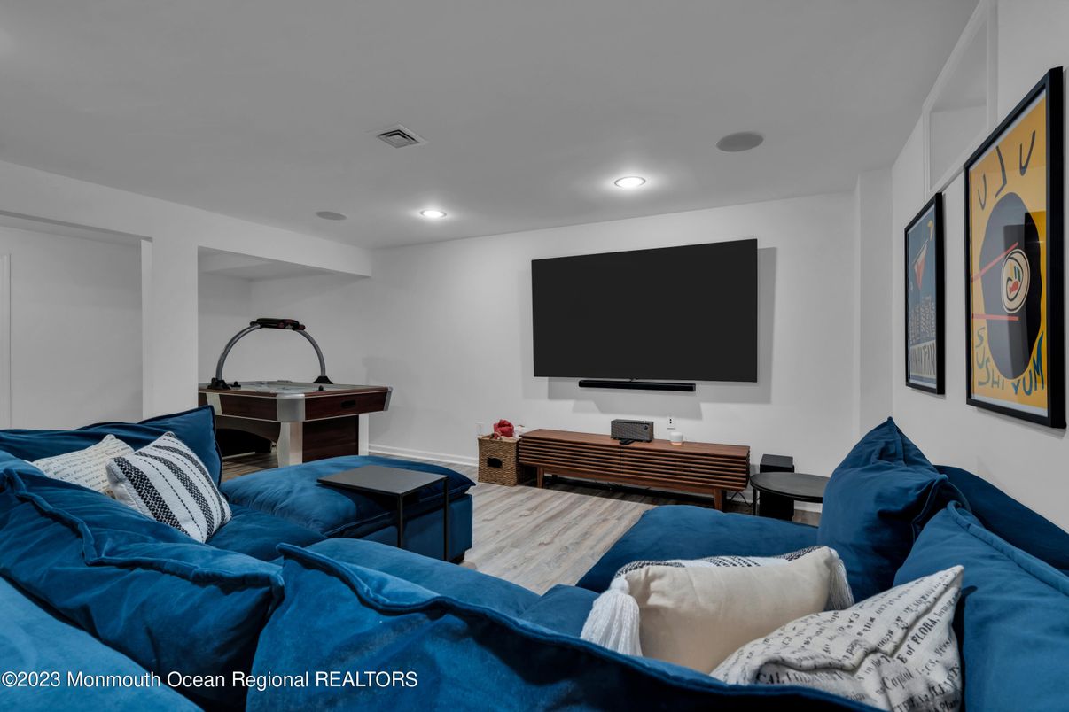 Interior, Living room, Recessed Lighting