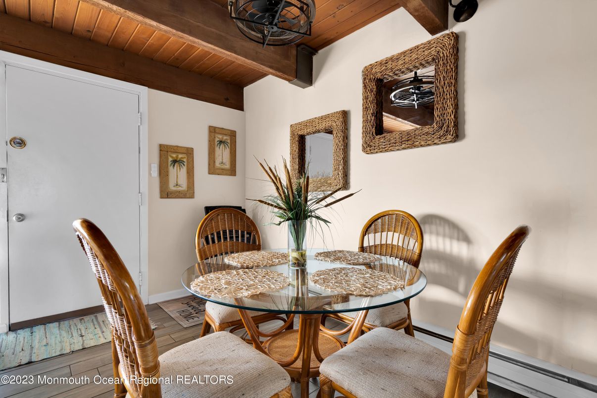 Dining room, Interior, Wooden Beams, Wooden Ceilings, Wood Texture Flooring