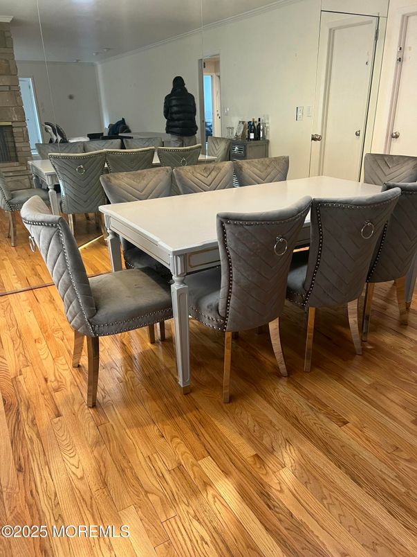 Dining room, Interior, Wood Texture Flooring