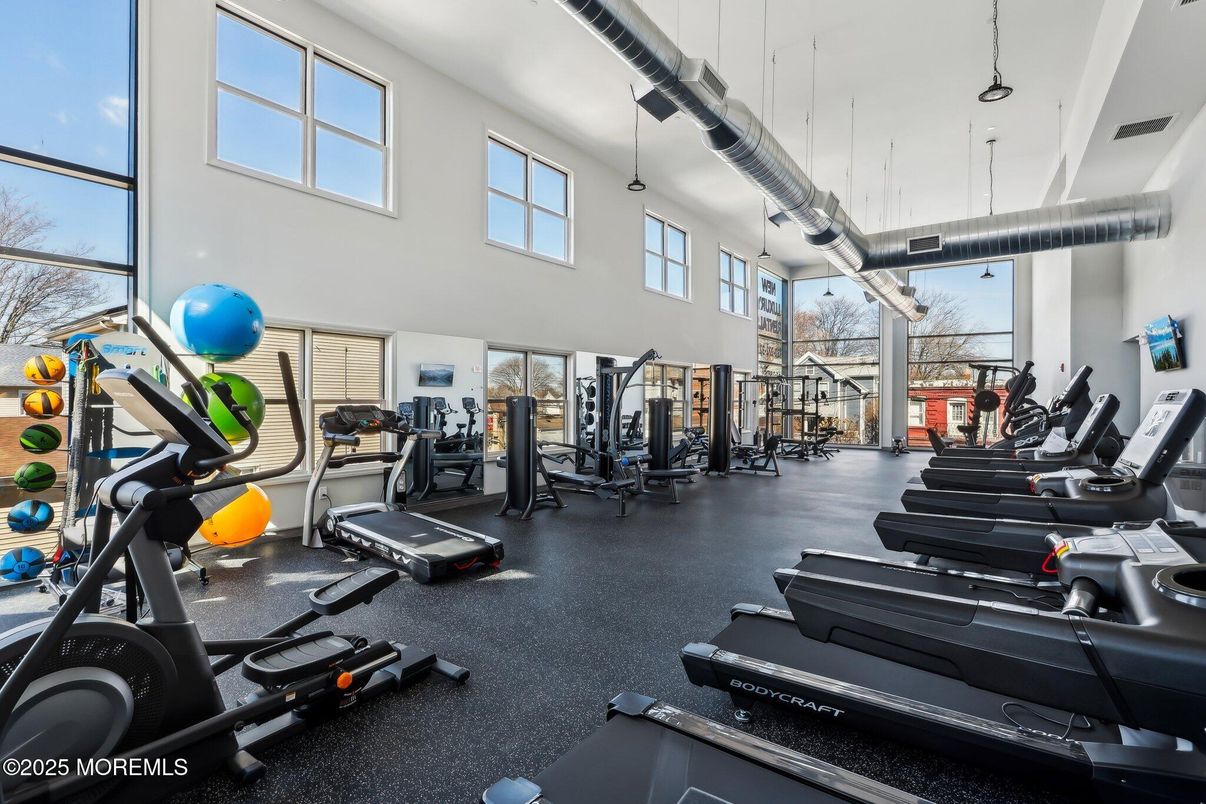 Fitness Equipment, Gym, Interior