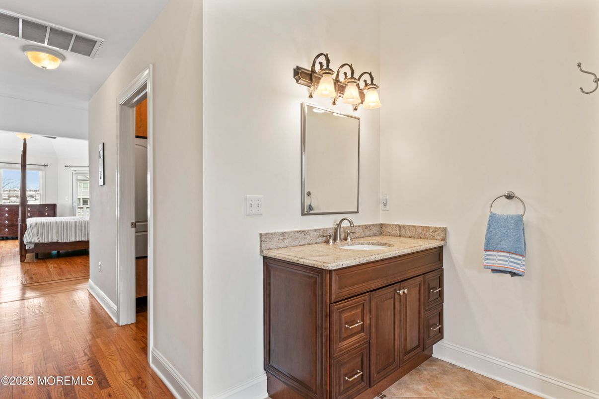 Bathroom, Interior, Wood Texture Flooring