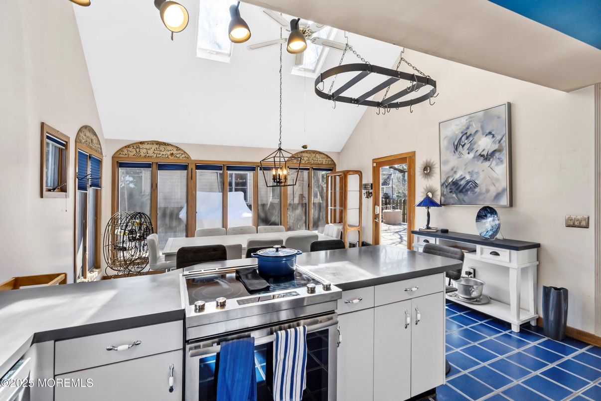 Interior, Kitchen, Pendant Lights, Stainless Steel Appliances