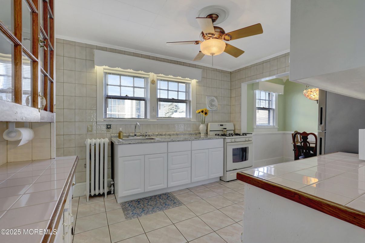 Interior, Kitchen, Tile Countertops