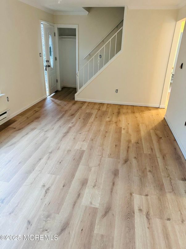 Empty room, Interior, Wood Texture Flooring