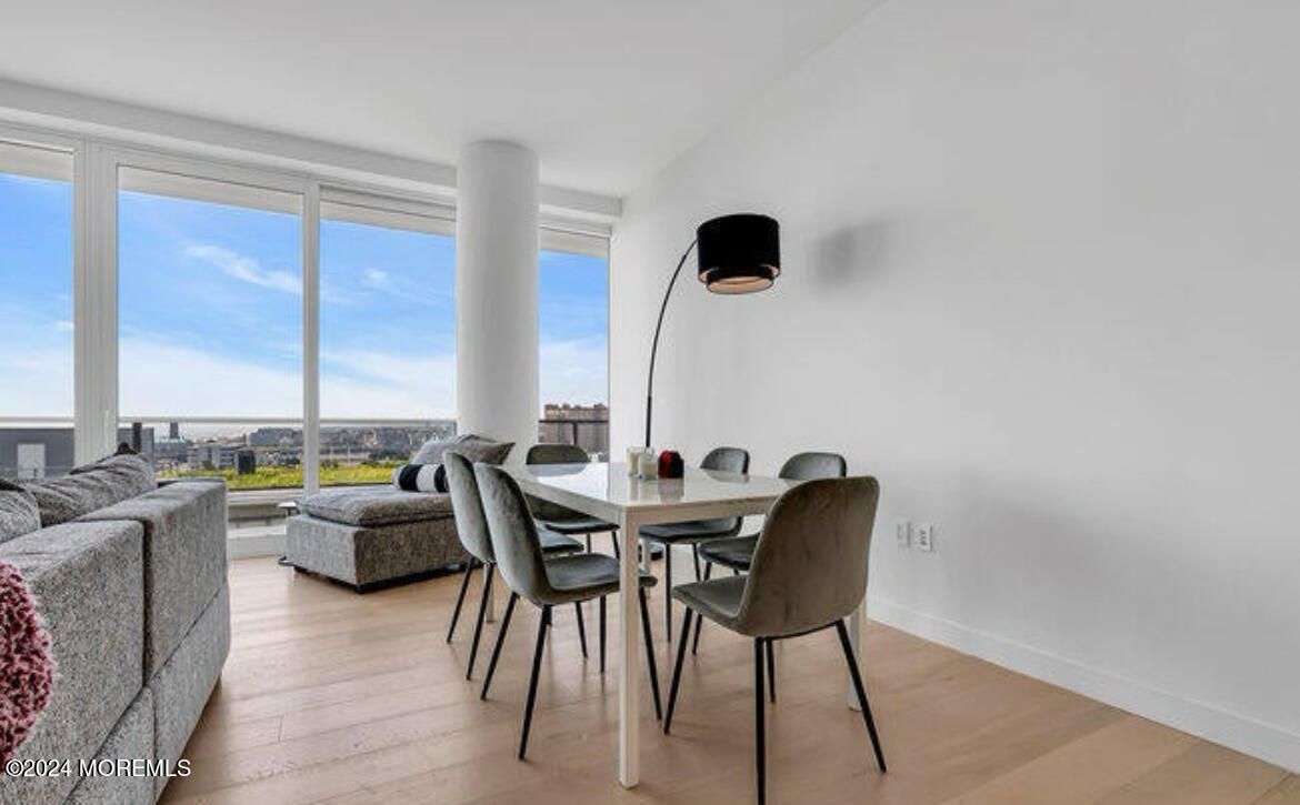 Dining room, Interior, Wood Texture Flooring