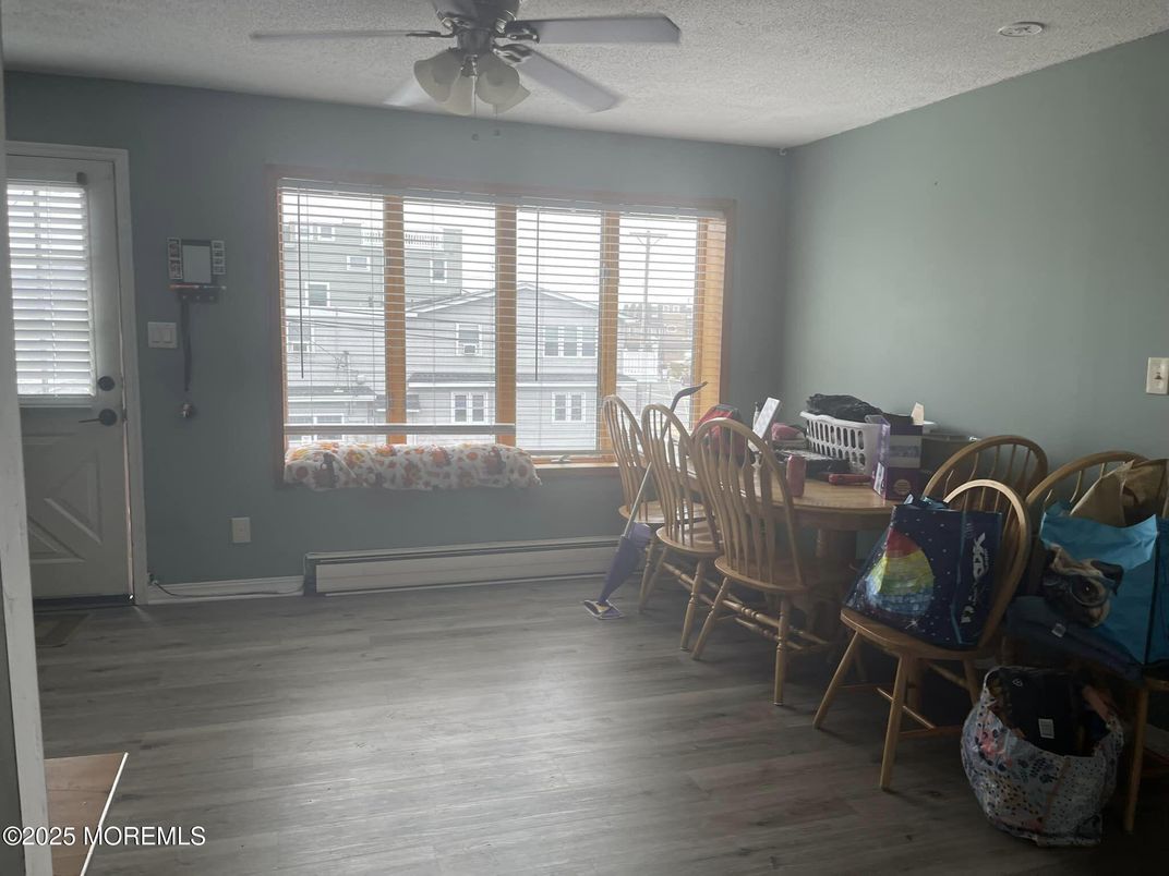 Dining room, Interior, Wood Texture Flooring