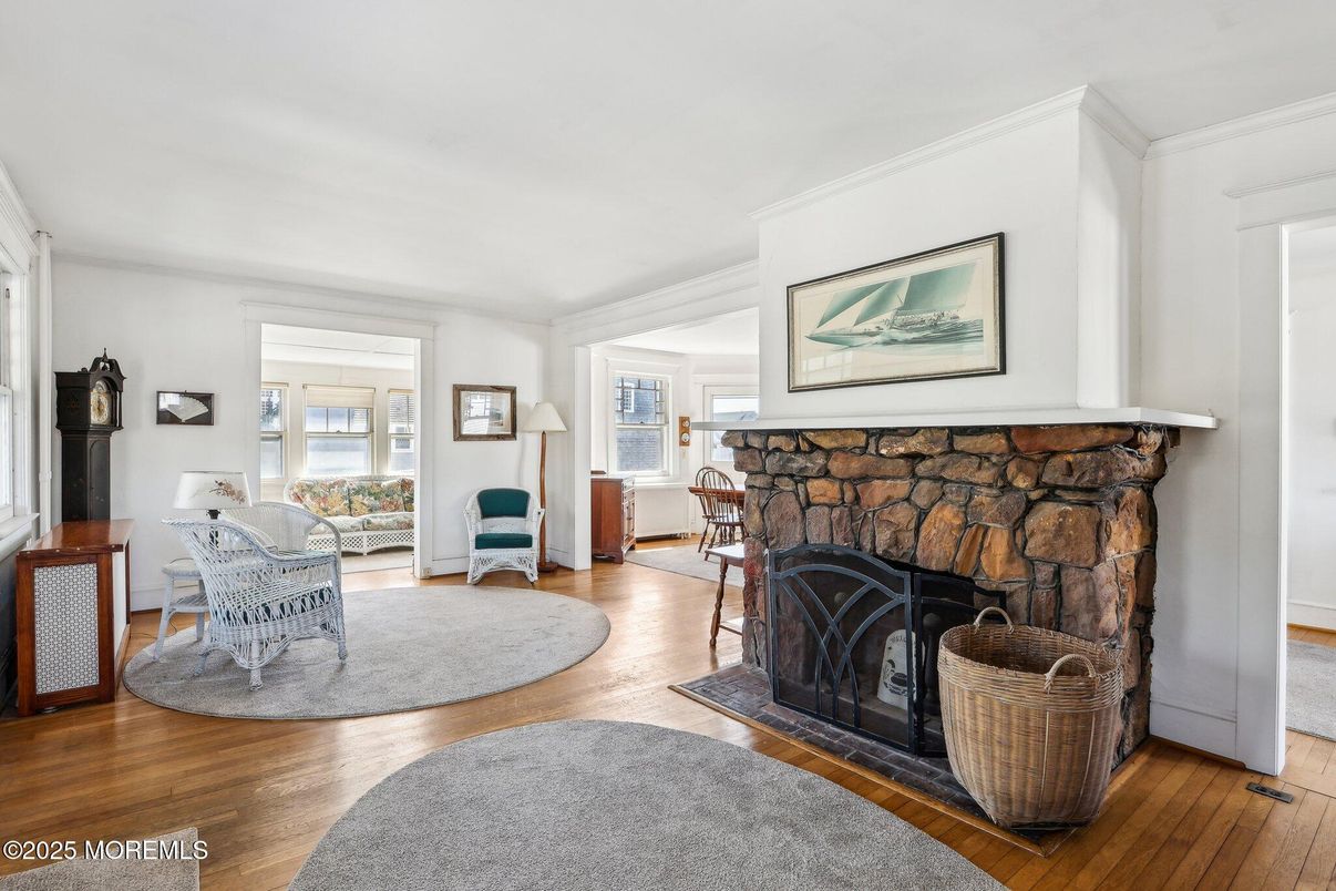 Fireplace, Interior, Wood Texture Flooring