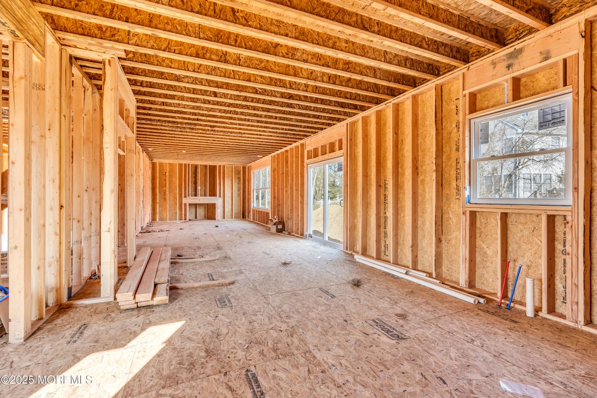 Empty room, Interior, Wooden Beams, Wooden Ceilings, Wooden Walls