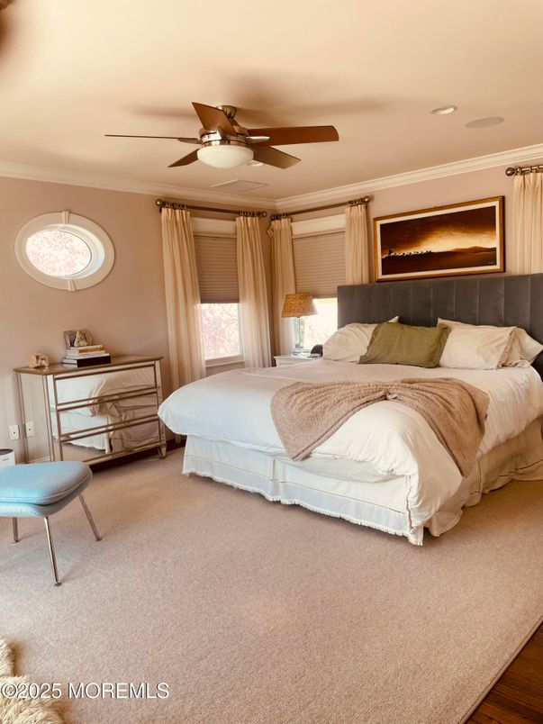 Bedroom, Interior, Recessed Lighting