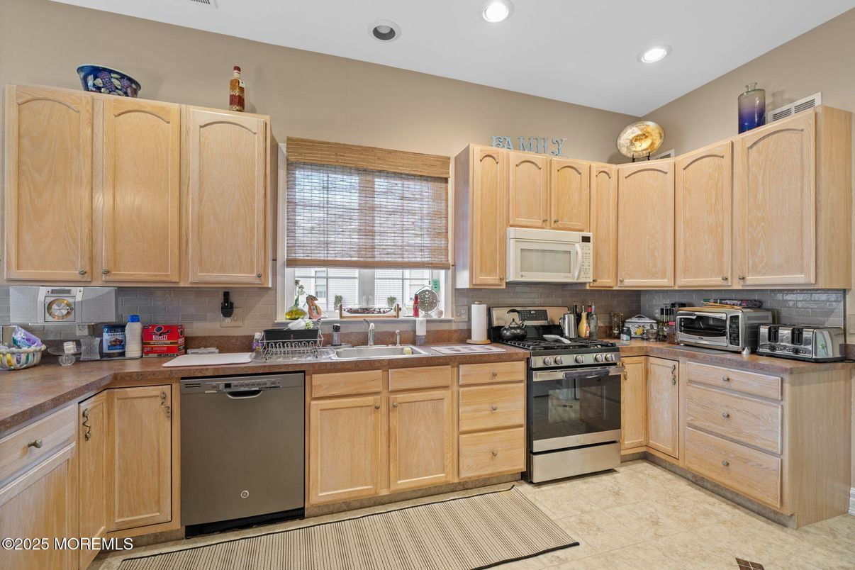 Interior, Kitchen, Recessed Lighting, Stainless Steel Appliances