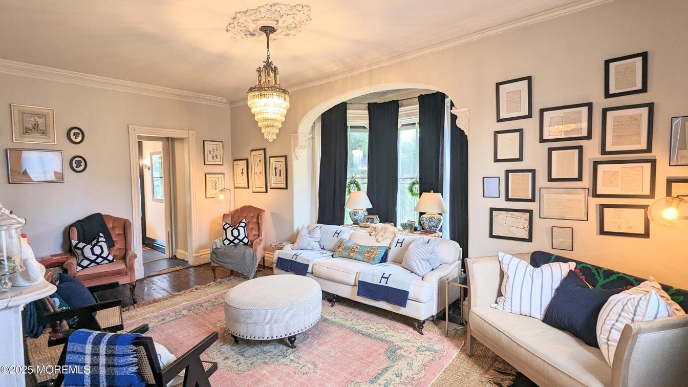 Chandelier, Interior, Living room, Wood Texture Flooring