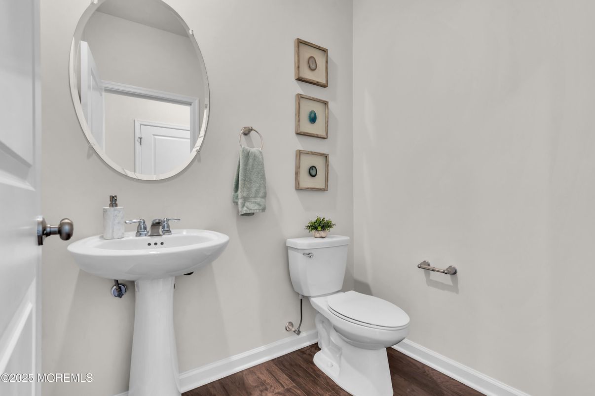 Bathroom, Interior, Wood Texture Flooring