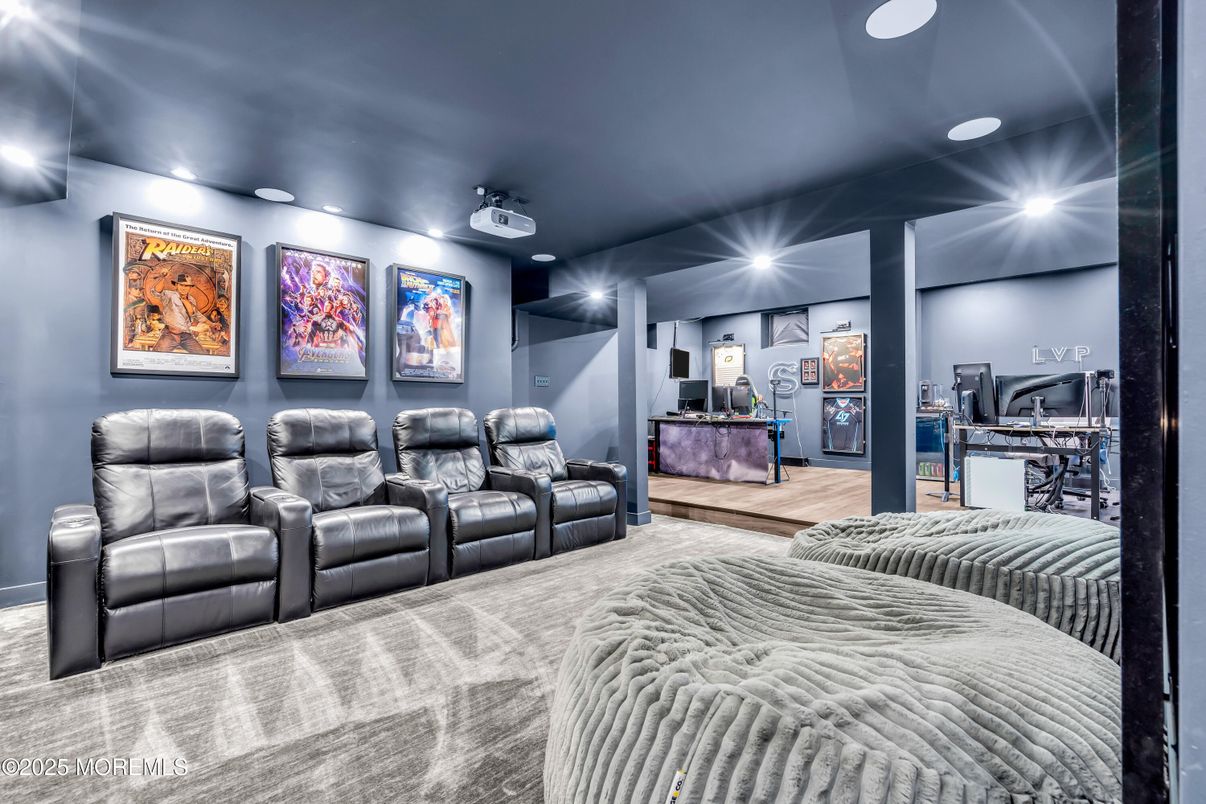 Home Theatre Room, Interior, Recessed Lighting, Theatre Room