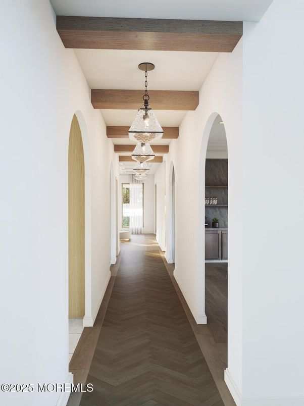 Interior, Wooden Beams, Wood Texture Flooring