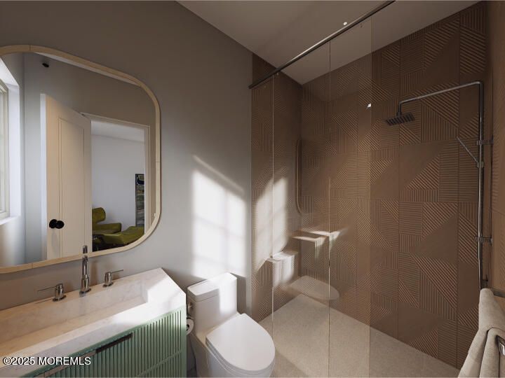 Bathroom, Glass Shower, Interior