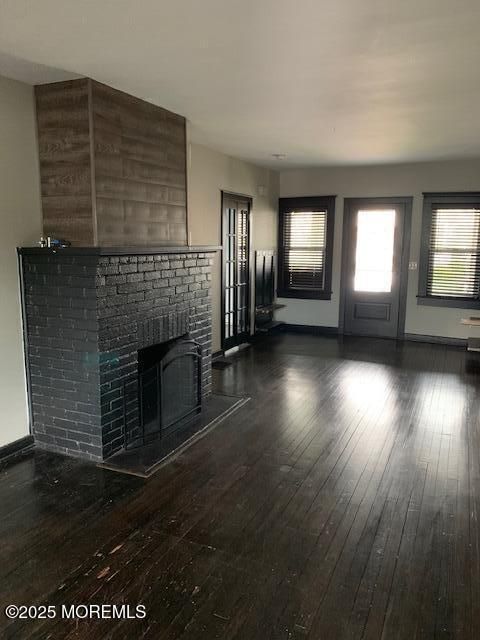 Fireplace, Interior, Wood Texture Flooring