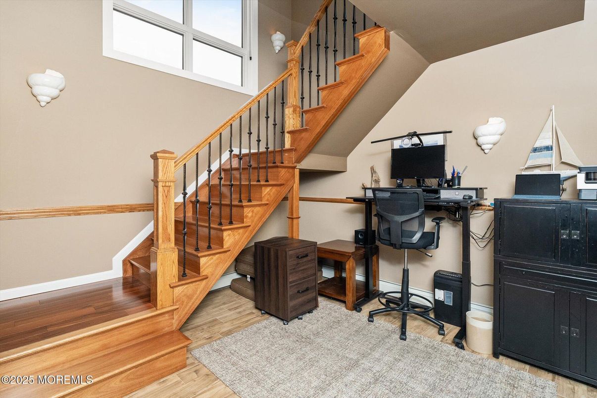 Home Office, Interior, Wood Texture Flooring