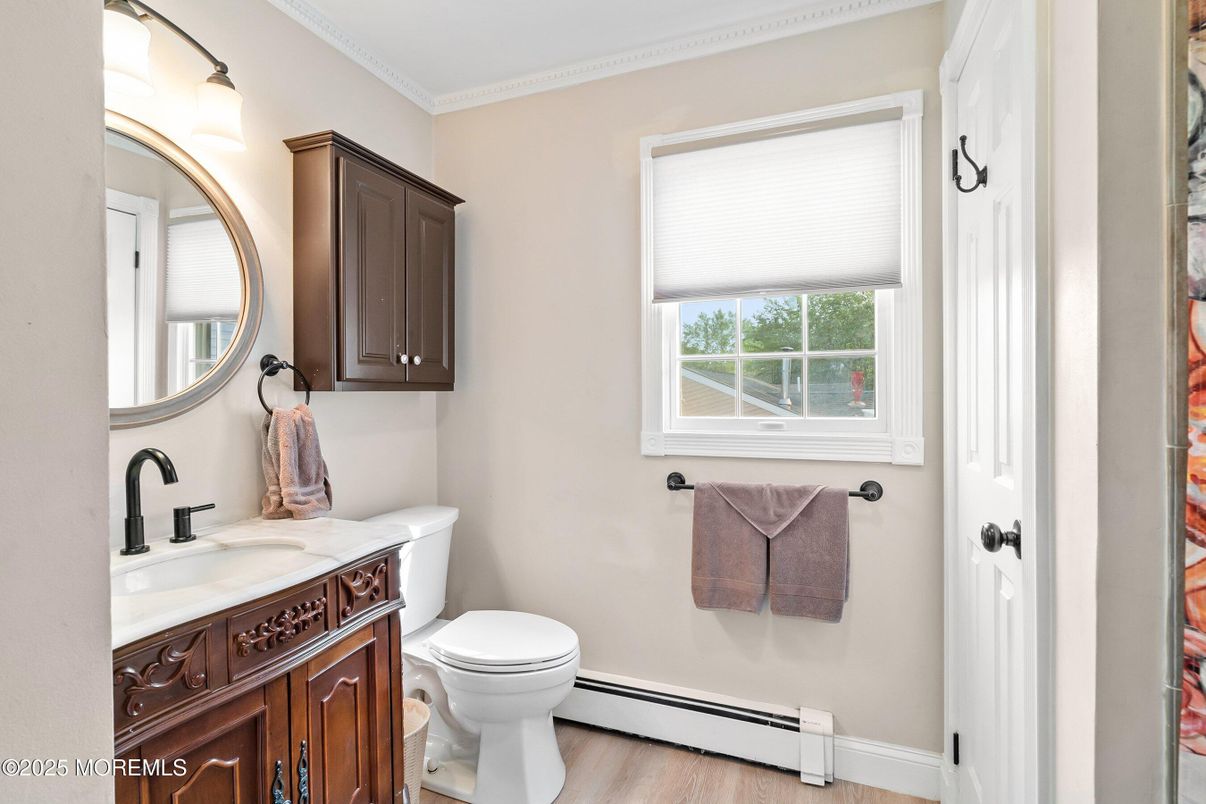 Bathroom, Interior, Wood Texture Flooring