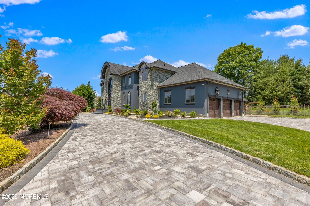 Attached, Backyard, Exterior, Facade, French Provincial