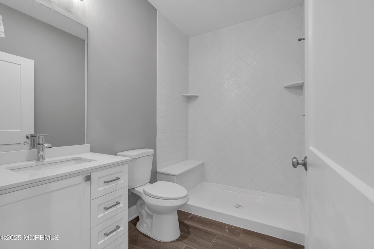 Bathroom, Interior, Wood Texture Flooring