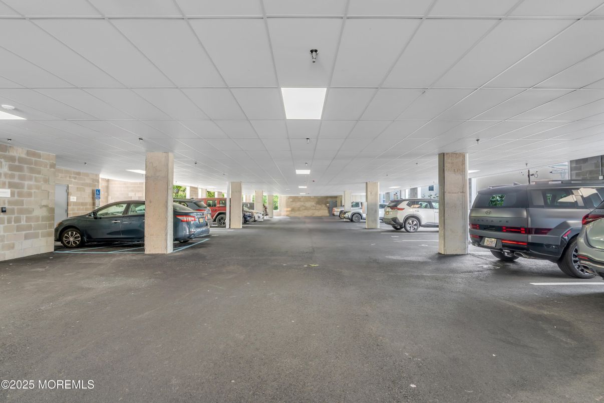 Garage, Interior, Recessed Lighting, Stone Walls