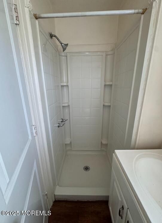 Bathroom, Interior, Wood Texture Flooring