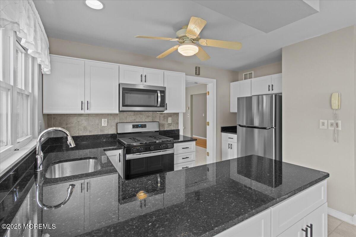 Interior, Kitchen, Recessed Lighting, Stainless Steel Appliances