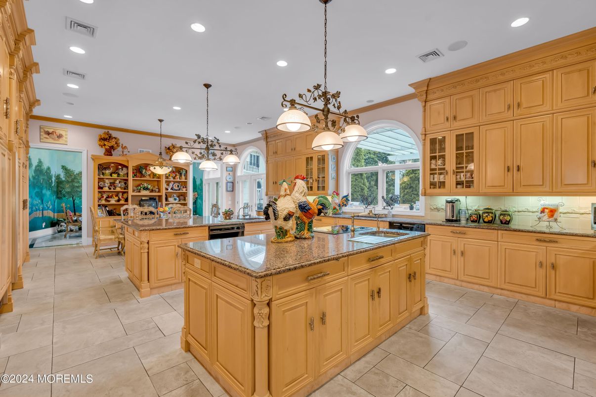Interior, Kitchen, Pendant Lights, Recessed Lighting