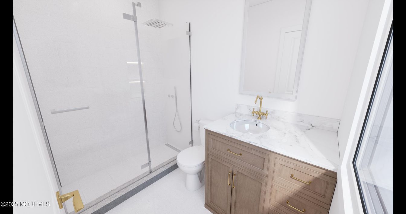 Bathroom, Glass Shower, Interior