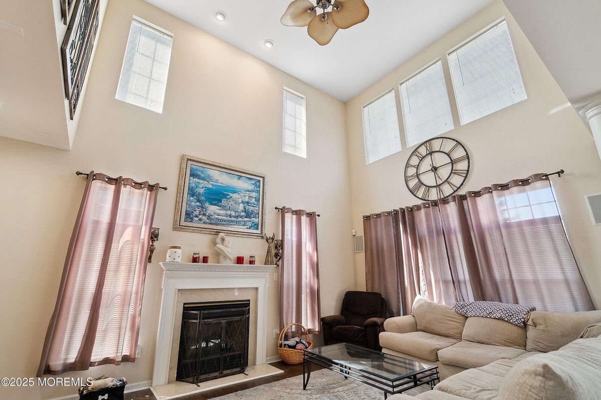 Fireplace, Interior, Living room, Recessed Lighting