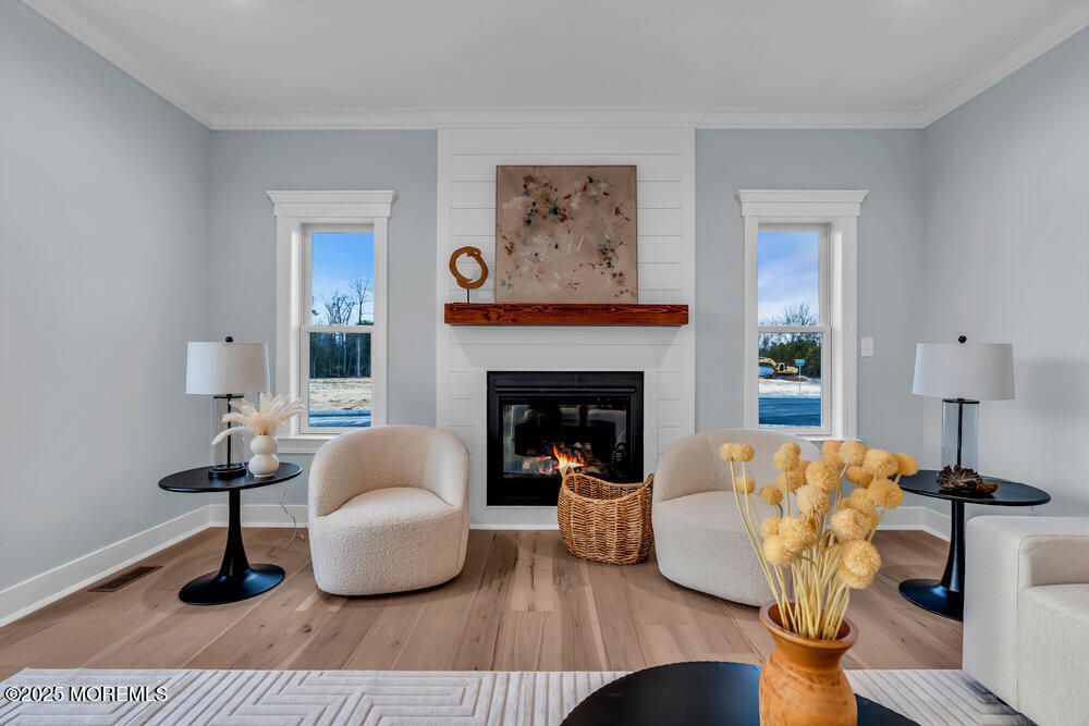 Fireplace, Interior, Wood Texture Flooring