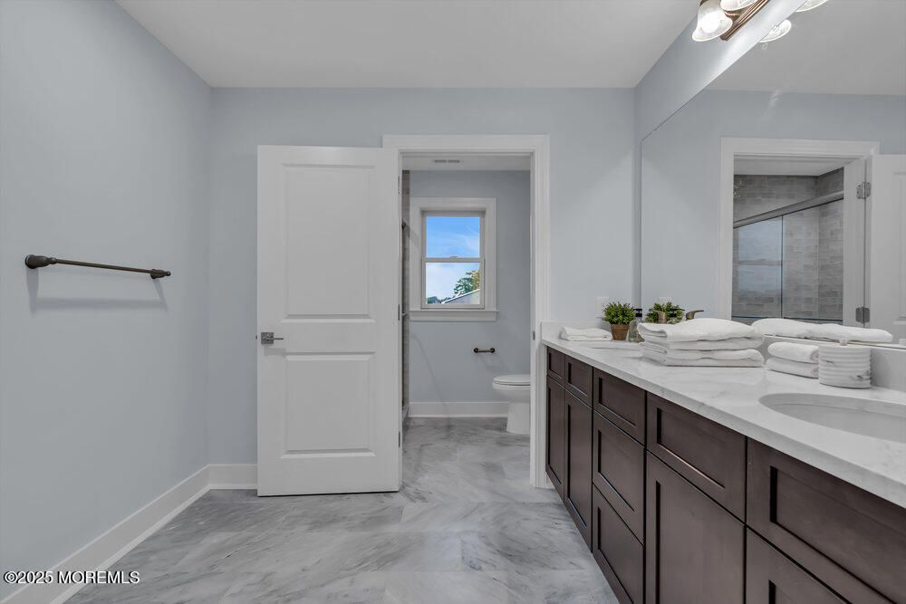 Bathroom, Dual Sink Vanities, Interior, Marble
