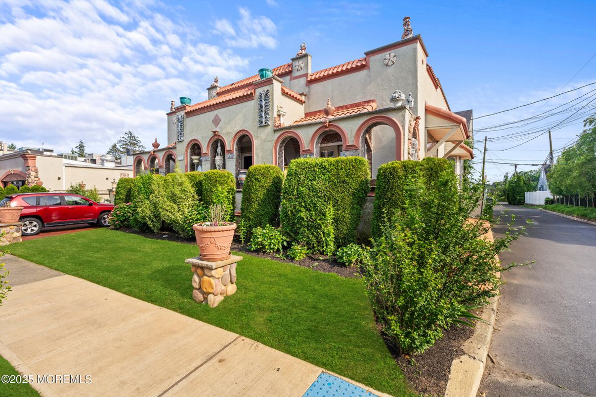 Backyard, Exterior, Facade, Spanish Mediterranean