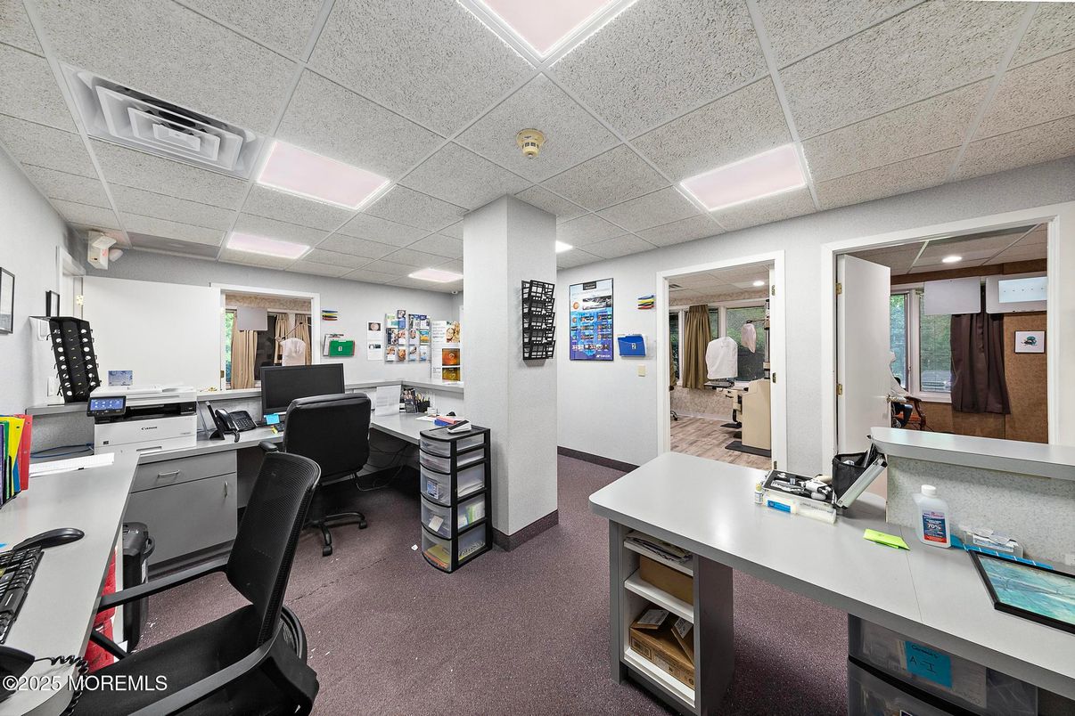Home Office, Interior, Recessed Lighting