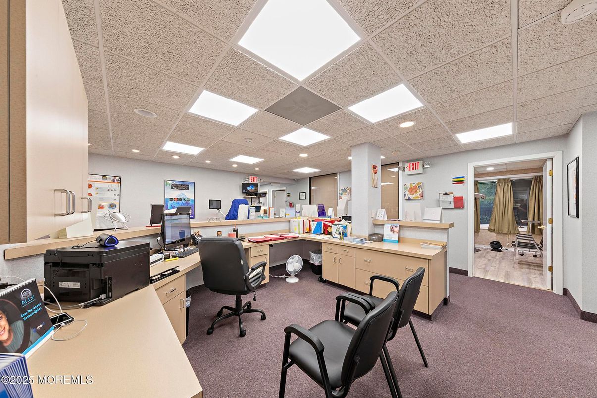 Home Office, Interior, Recessed Lighting