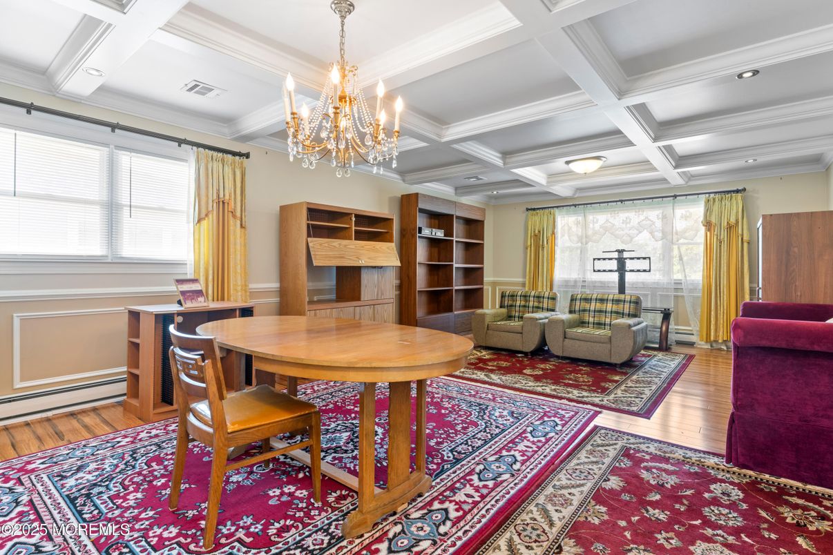 Chandelier, Interior, Recessed Lighting, Wood Texture Flooring