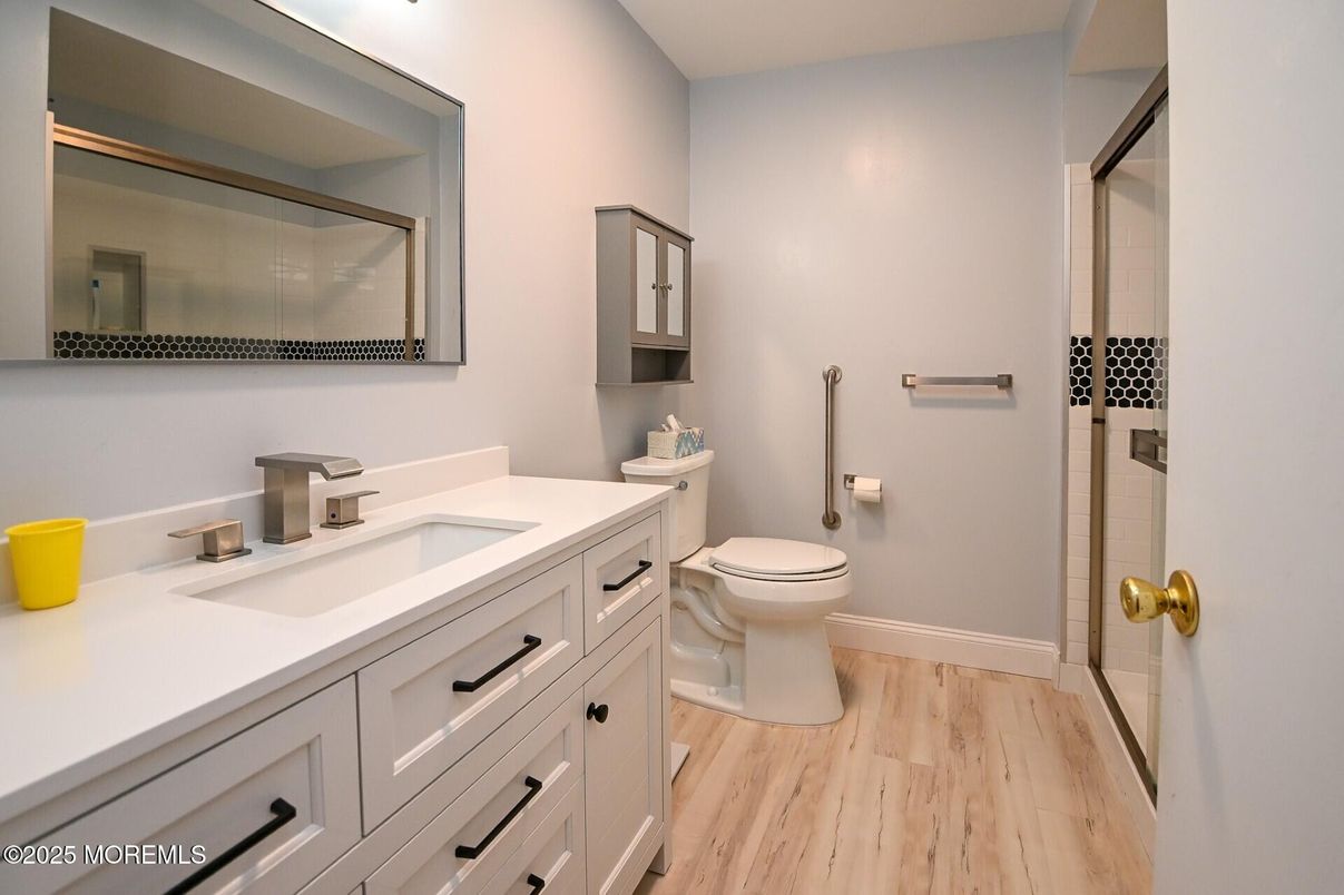 Bathroom, Interior, Wood Texture Flooring
