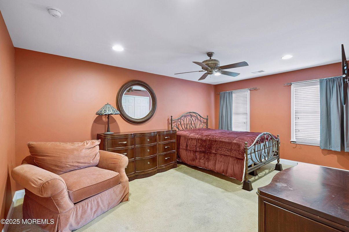 Bedroom, Interior, Recessed Lighting