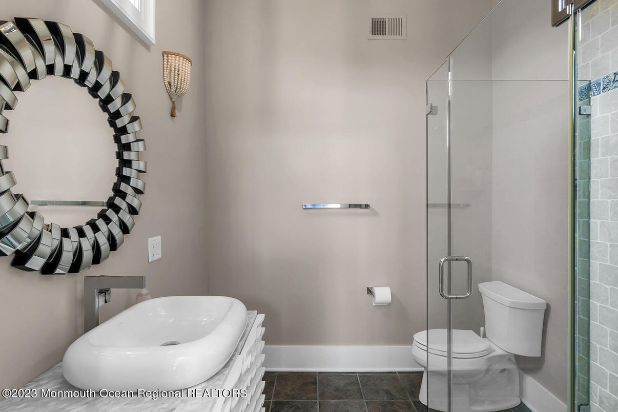 Bathroom, Glass Shower, Interior