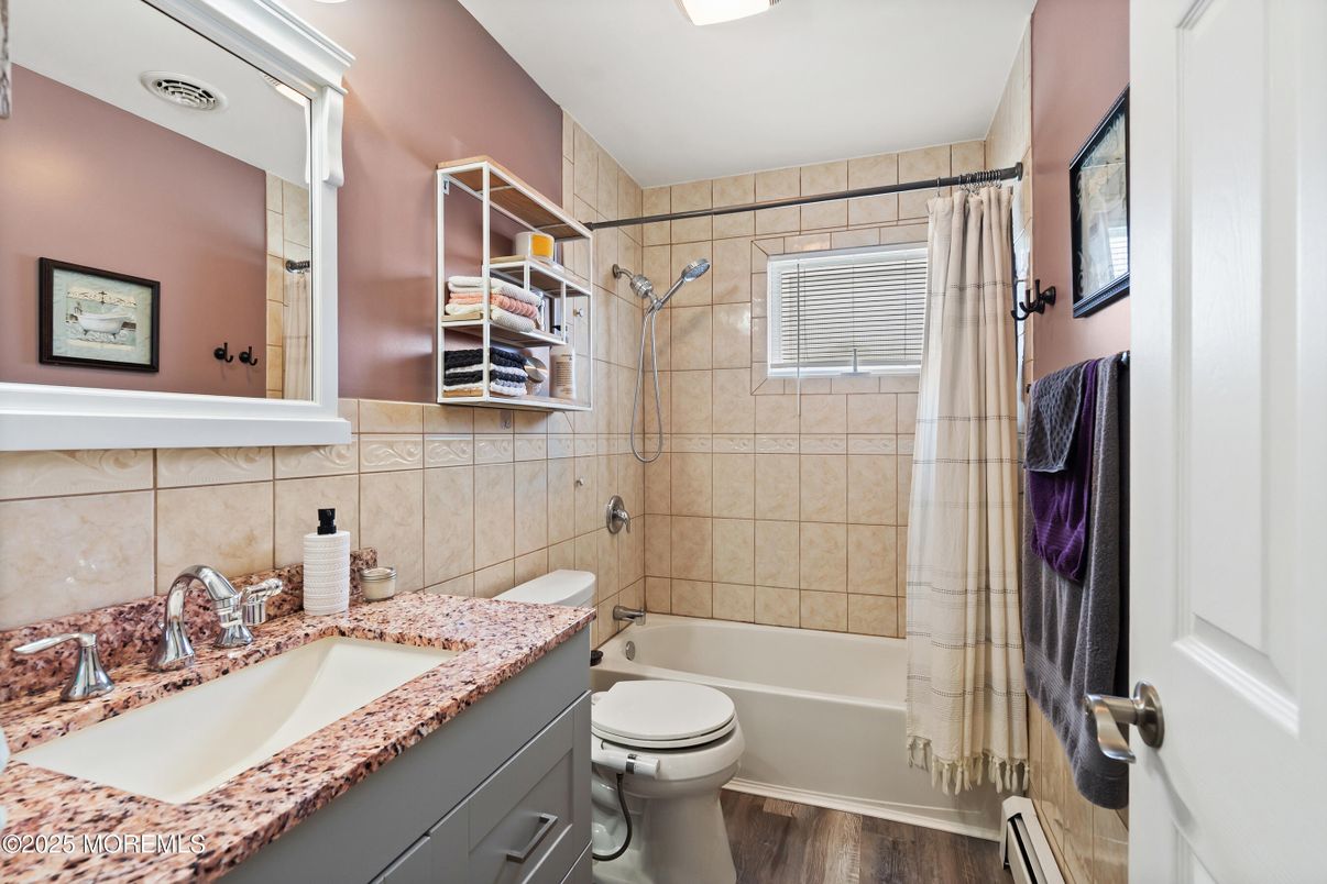 Bathroom, Interior, Wood Texture Flooring