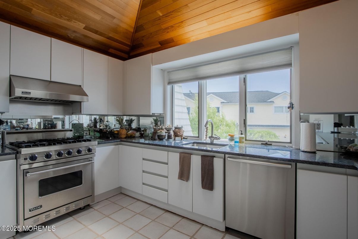 Interior, Kitchen, Stainless Steel Appliances, Wooden Ceilings