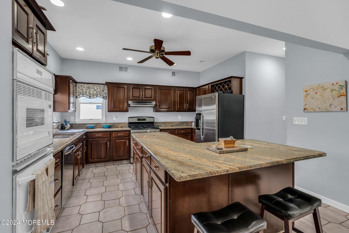 Interior, Kitchen, Recessed Lighting, Stainless Steel Appliances