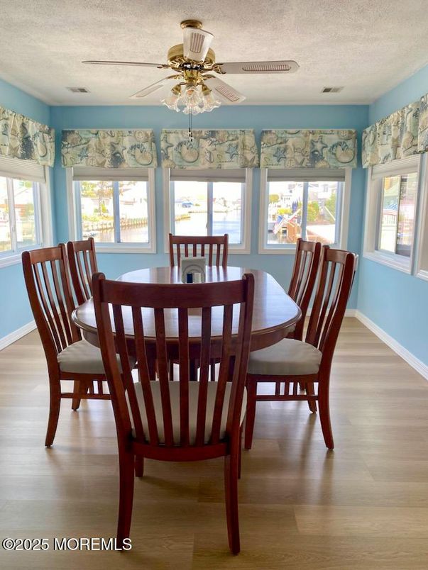 Dining room, Interior, Wood Texture Flooring