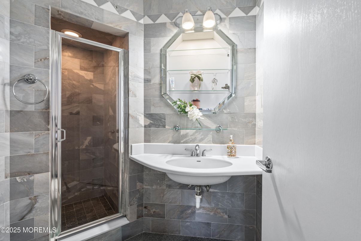 Bathroom, Glass Shower, Interior