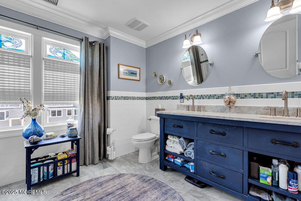Bathroom, Dual Sink Vanities, Interior, Marble