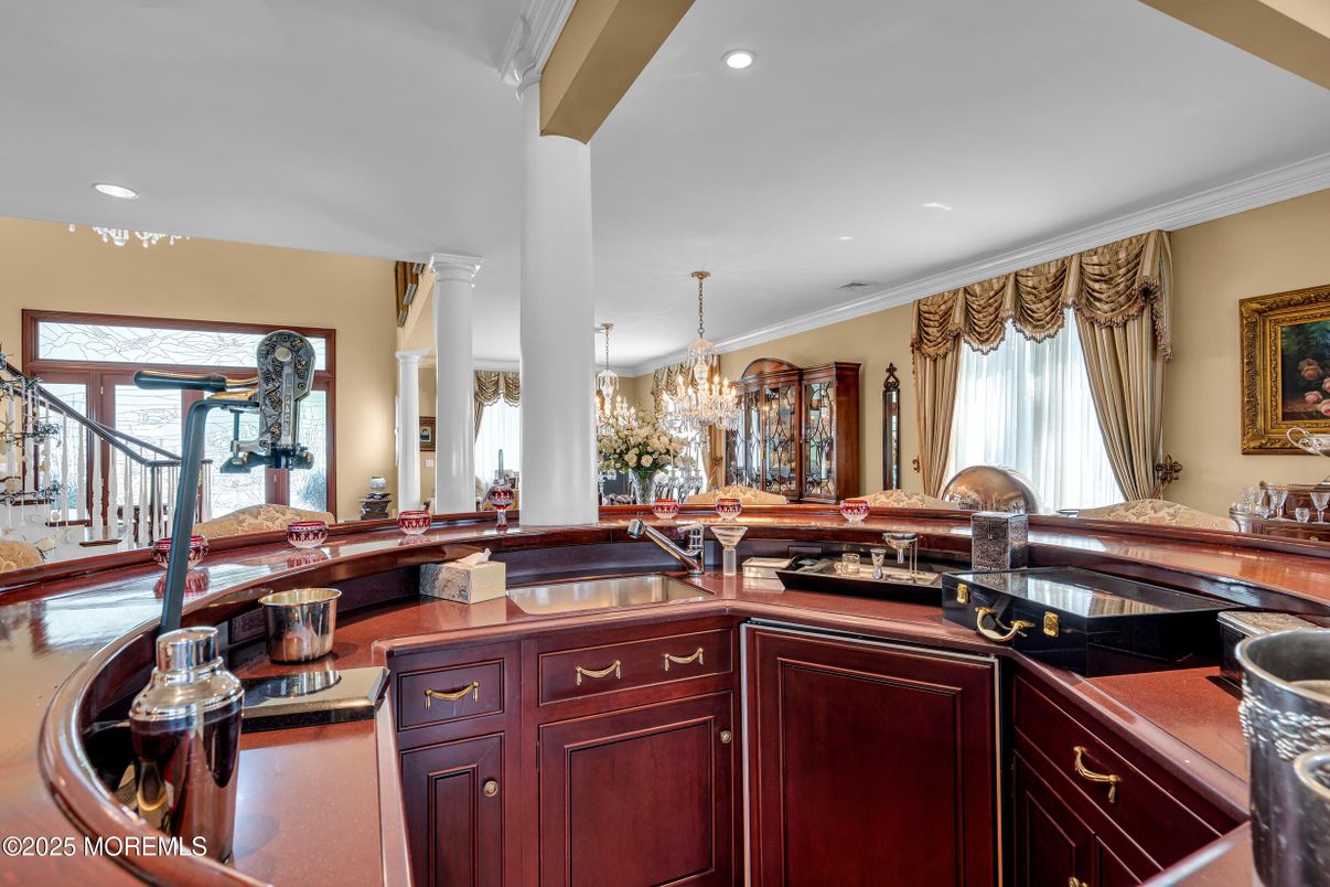 Chandelier, Interior, Recessed Lighting
