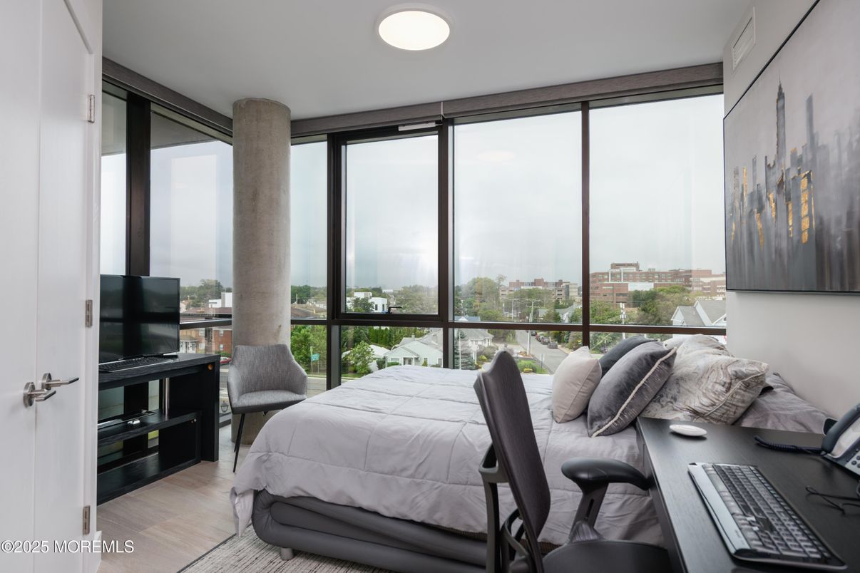 Bedroom, Home Office, Interior, Wood Texture Flooring